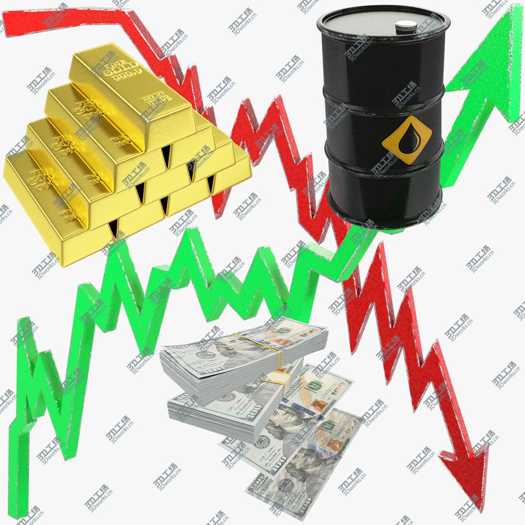 images/goods_img/202104021/3D Gold and Money and Oil Barrel Collection V2/1.jpg